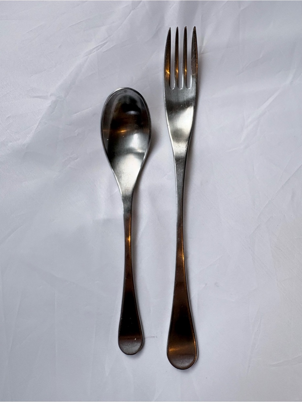 Robert Welch 18/10 Stainless Steel Spoon and Fork Set - Silver Tone